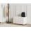 Beliani Storage Ottoman MICHIGAN Boucle White 5