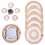 Beliani 12 Piece Placemats and Coasters Set TUMERIC Jute Natural 4