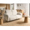Beliani Sofa 2 Seater ARTUNA Boucle Off-White 3