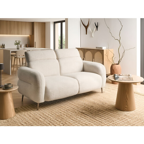 Beliani Sofa 2 Seater ARTUNA Boucle Off-White 2