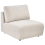 Beliani 1-Seat Section KIVVIK Boucle Off-White 4