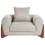 Beliani Armchair VINLIDEN Taupe 6
