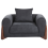 Beliani Armchair VINLIDEN Black 4