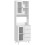 Homcom Alacena de Cocina Blanco 60 x 35 x 180 cm 1