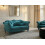 Beliani Sofa 2 Seater SKIEN Velvet Teal 4