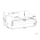 Beliani Sofa 2 Seater LOUSTO Fabric Green 3