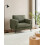 Beliani Armchair LOUSTO Fabric Green 2