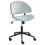 Beliani Office Chair KIANA Corduroy Light Blue 5