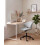 Beliani Office Chair KIANA Corduroy Light Blue 3