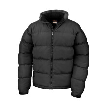 (3XL, Black) Result Mens Holkham Down Feel Water Repellent Jacket