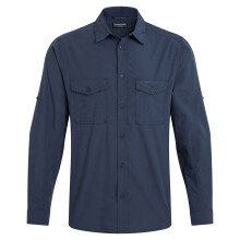 (S, Ombre Blue) Craghoppers Mens Kiwi II Long-Sleeved Shirt