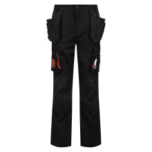 (40S, Black) Band Of Builders Mens Work Cargo Trousers
