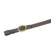 (1.8m x 18mm, Havana) Blenheim Leather Horse Lead Rein