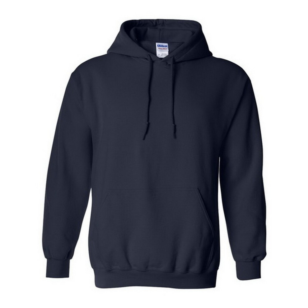 Gildan (S, Navy) Heavy Blend Adult Unisex Hooded Sweatshirt / Hoodie
