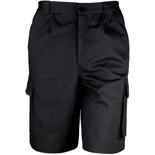 Result (3XL, Black) Result Unisex Work-Guard Action Shorts / Workwear