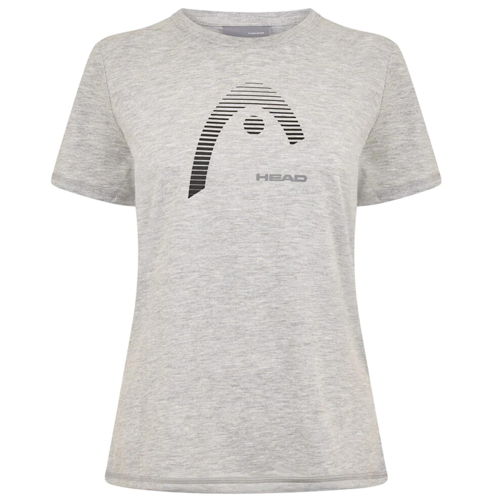 Head (L, Grey) Womens/Ladies Club Lara Graphic Print T-Shirt