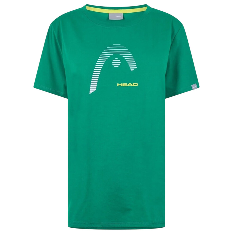 Head (S, Green) Womens/Ladies Club Lara Graphic Print T-Shirt