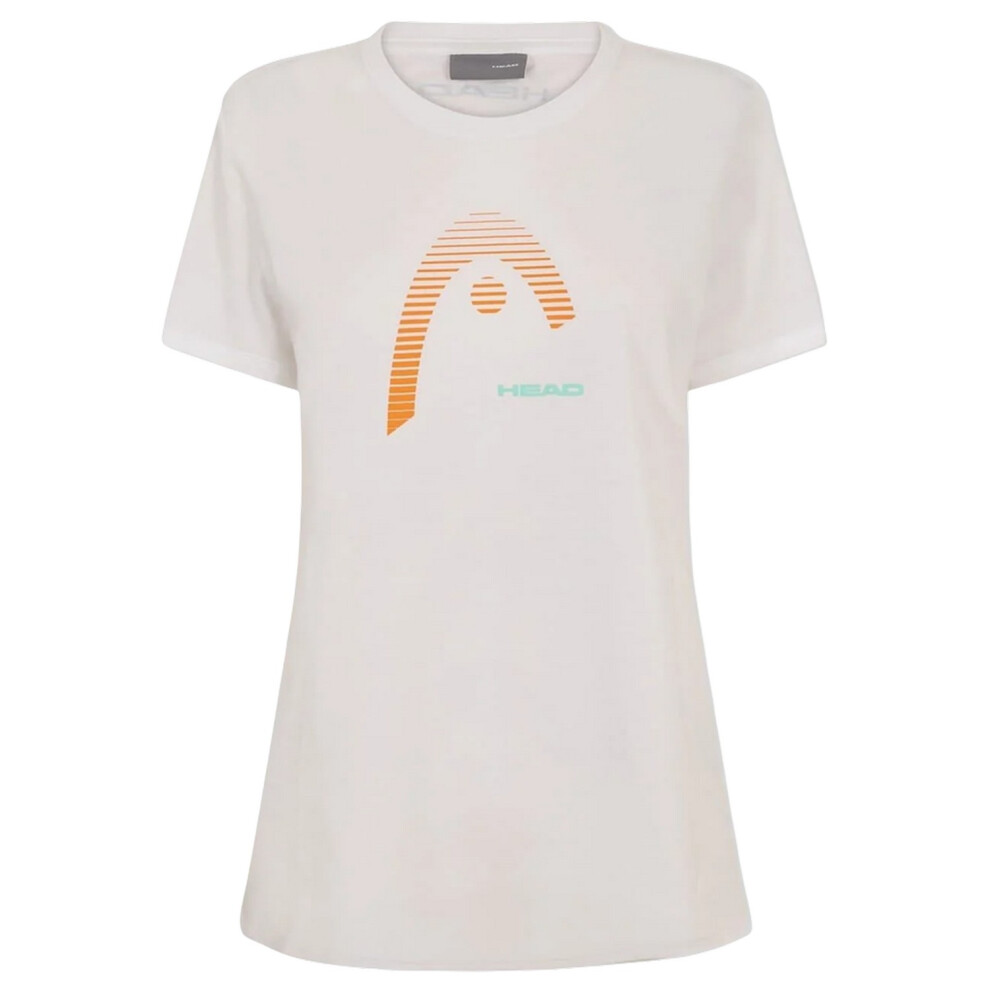 Head (L, White) Womens/Ladies Club Lara Graphic Print T-Shirt