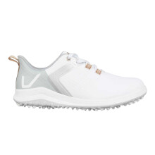 (6 UK, White/Grey/Rose Gold) Slazenger Mens V Series Spikes Golf Shoes