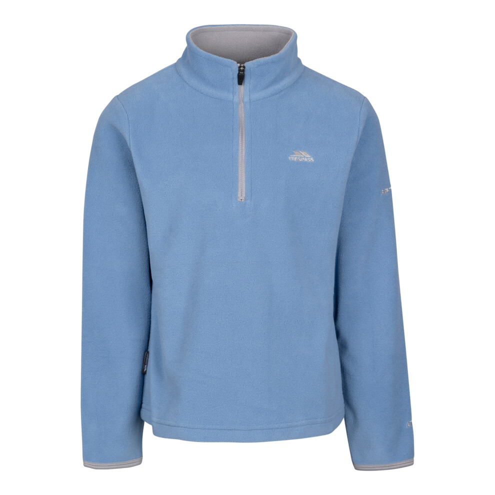 Trespass Women's Blue Girl's Sybil Micro Fleece In | Size: 3-4 Years - Image 3