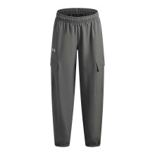 (13 Years, Green/White) Under Armour Childrens/Kids Rival Fleece Cargo Jogging Bottoms