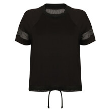 (2XL, Black) Tombo Womens/Ladies Athletic Over T-Shirt