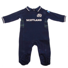 (0-3 Months, Navy Blue) Scotland RU Baby 2023 Sleepsuit
