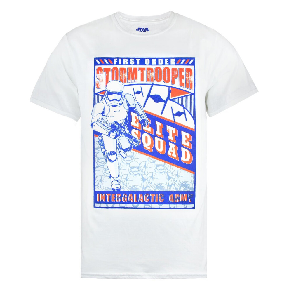Star Wars (3Xl, White) Mens Storm Trooper Elite Squad T-Shirt