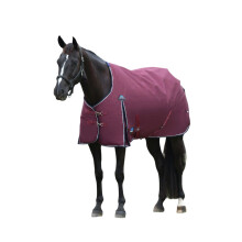 (6' 0", Burgundy/Navy) Weatherbeeta Comfitec Essential Standard-Neck 50g Horse Turnout Rug