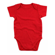 (12-18 Months, Red) Casual Classics Baby Bodysuit