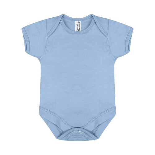 (18-24 Months, Light Blue) Casual Classics Baby Bodysuit