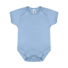 (6-12 Months, Light Blue) Casual Classics Baby Bodysuit