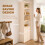 Homcom HOMCOM Bookcase with Adjustable Shelf 6-Tier Tall Bookshelf, White 5
