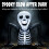 Outsunny Outsunny Inflatable Ground Crawling Skeleton with Built-in LED Lights 4