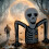 Outsunny Outsunny Inflatable Ground Crawling Skeleton with Built-in LED Lights 9