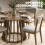 Homcom HOMCOM Modern Dining Table for 4-6 People 120 cm Light Walnut 7