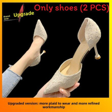 (Ivory,39)Talons hauts élégants femme couleur unie avec talon fin et bout pointu quotidien pour