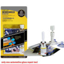 (White)KFZ Windschutzscheibe Riss Reparatur Set mit Reparaturflüssigkeit und UV-Härtung täglich