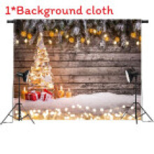 (5feet)Christmas Tree Wood Photography Background Studio Photo Prop Decoration Backdrop