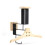 Wooden Wall Shelf With Hooks Suitable For Garage Storage And Helmet Display 1