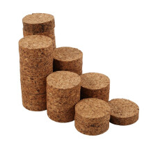 30 Stuks Plantenpotverhogers met Antislip-Effect, Gemaakt van Massief Kurkhout, Geschikt voor Binnen en Buiten, voor Planten en Bloemen.