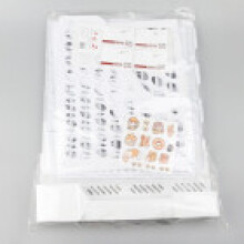 (White)Metal Book Stand Partitions With Stickers Decoration For Student Office Holder Document