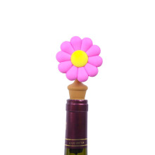 (Rose Sunflower)Sombrero de Vaquero de Silicona Sello de Vino con Diseño Patentado para Regalo y Accesorios para el Hogar Bar