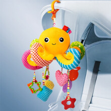 (Style33) Travel Infant Rattle Bell With Metal Toy For Baby Stroller And Decor Bedroom