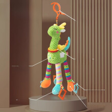 (Style16) Travel Infant Rattle Bell With Metal Toy For Baby Stroller And Decor Bedroom