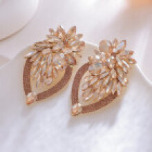 (Gold) Alloy Drop Elegant Earrings With Electroplating And Sweet Style Formal Events