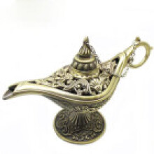 (Gold) Magic Genie Lamps Incense Burners Retro Oil Home Classic Gift Decor