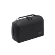 (Black) Electronic Organizer Bag With Multiple Pockets Oxford Fabric For Storage Travel Electronics