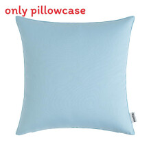 (Gray Blue) Waterproof Garden Outdoor Cushions Square Decorative Scatter Pads For Bench Or Patio Seat