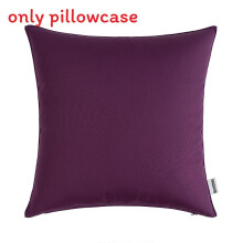 (Purple) Waterproof Garden Outdoor Cushions Square Decorative Scatter Pads For Bench Or Patio Seat